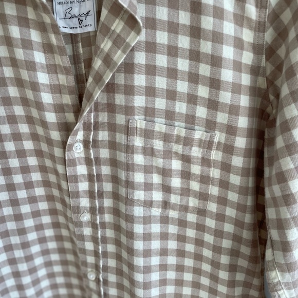 Frank & Eileen Button Down "the Barry" - Camel Check/Plaid - Extra Small XS - Picture 10 of 16